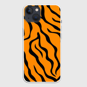 Чехол для iPhone 13 с принтом ТИГРИННЫЕ ПОЛОСЫ в Тюмени,  |  | Тематика изображения на принте: 2022 | в топе | в тренде | полосы | принт тигр | символ года | тигр