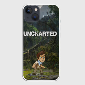 Чехол для iPhone 13 с принтом Uncharted | На картах не значится в Тюмени,  |  | drakes fortune святилище | nathan drake uncharted | uncharted джунгли | анчартед дрейк | натан дрейк | натан дрейк в джунглях | охотник за сокровищами дрейк