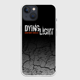 Чехол для iPhone 13 с принтом DYING LIGHT РАЗЛОМЫ   ТРЕЩИНЫ в Тюмени,  |  | apocalypsis | dying light | dying light 2 | dying light the following | haran | horror | kyle craig | monsters | survivor | zombie | апокалипсис | выживалка | даинг лайт | зомби | кайл крейн | монстры | харан