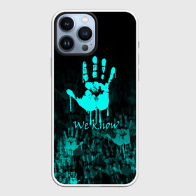 Чехол для iPhone 13 Pro Max с принтом WE KNOW NEON LOGO в Тюмени,  |  | dovahkiin | dragon | dragonborn | fus ro dah | oblivion | rpg | skyrim | tes | tes 5 | tes skyrim | tes v | the elder scrolls | the elder scrolls skyrim | we know | докавин | дракон | мы знаем | обливион | рпг | скайрим | фус ро дах