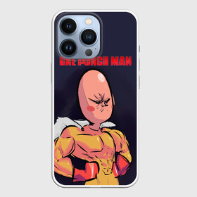 Чехол для iPhone 13 Pro с принтом Карикатурный Сайтама One Punch Man в Тюмени,  |  | hagemanto | one punch man | one punchman | onepunchman | saitama | sensei | аниме | ван панч мен | ванпанчмен | лысый плащ | манга | сайтама | сильнейший человек | учитель | человек одинудар | человек одного удара