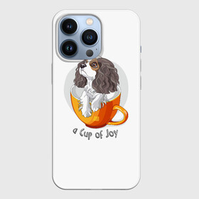 Чехол для iPhone 13 Pro с принтом Кавалер Кинг Чарльз Спаниель в Тюмени,  |  | dog spa | king charles spaniel | английский спаниель | год собаки | друг человека | животное | зверь | кавалер спаниель | кинг чарльз спаниель | кинолог | кокер спаниель | охотничья собака | пёс