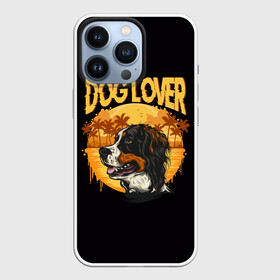 Чехол для iPhone 13 Pro с принтом Любитель Собак (Dog Lover) в Тюмени,  |  | anim | bernese mountain dog | bernese sheepdog | dog | бернская овчарка | бернский зенненхунд | год собаки | друг человека | животное | зверь | кинолог | овчарка | пастушья собака | пёс | порода собак