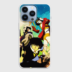 Чехол для iPhone 13 Pro с принтом Cowboy Bebop All в Тюмени,  |  | corgi | cowboy bebop | ed | edd | edward | edward wong | ein | fei | fei valentain | jet | jet black | spike | spike spiegel | аниме | боевик | вестер | детектив | джет | джет блэк | ед | ен | иен | ковбой бибоп | корги | космический | манга | спайк | спа