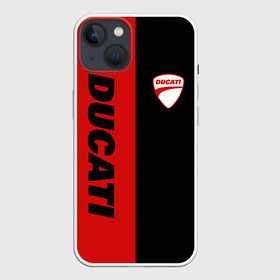 Чехол для iPhone 13 с принтом DUCATI BLACK RED BACKGROUND в Тюмени,  |  | ducati | italy | moto | motocycle | racing | sport | дукати | италия | мото | мотоспорт | мотоцикл | рейсинг | спорт