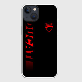 Чехол для iPhone 13 с принтом DUCATI BLACK RED LINE в Тюмени,  |  | ducati | italy | moto | motocycle | racing | sport | дукати | италия | мото | мотоспорт | мотоцикл | рейсинг | спорт