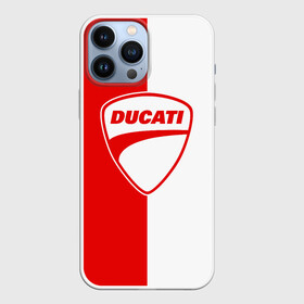 Чехол для iPhone 13 Pro Max с принтом DUCATI WHITE RED STYLE LOGO в Тюмени,  |  | ducati | italy | moto | motocycle | racing | sport | дукати | италия | мото | мотоспорт | мотоцикл | рейсинг | спорт