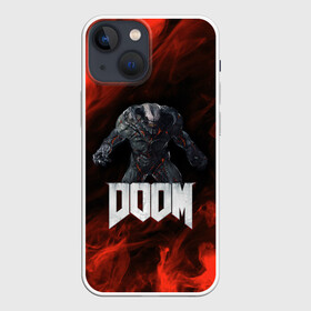 Чехол для iPhone 13 mini с принтом 3D BARON | DOOM FIRE в Тюмени,  |  | 3d baron | 3д барон | baron | demons | devil | doom | doom eternal | doom slayer | hell | ад | борон | демон | демоны | дум