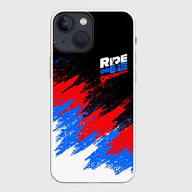 Чехол для iPhone 13 mini с принтом RIDE OR DIE RUSSIA EXTREME в Тюмени,  |  | bike | colors | cycle | paints | patriot | ride of die | russia | брызги красок | вело | велосипед | велострана | катай или умри | патриотизм | россия