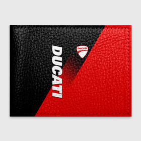 Обложка для студенческого билета с принтом DUCATI RED DEVIL MOTOCYCLE в Тюмени, натуральная кожа | Размер: 11*8 см; Печать на всей внешней стороне | ducati | italy | moto | motocycle | racing | sport | дукати | италия | мото | мотоспорт | мотоцикл | рейсинг | спорт