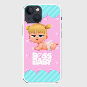 Чехол для iPhone 13 mini с принтом Baby boss girl в Тюмени,  |  | baby | boss | boss baby | босс | босс молокосос | маленький босс | малыш | мальчик | молокосос | ребенок