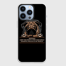 Чехол для iPhone 13 Pro с принтом Собака Мопс в Тюмени,  |  | bulldog | pug | pug dog | pug puppies | бульдог | год собаки | друг человека | дружные мопсы | дядя мопс | животное | зверь | кинолог | мопс | пёс | порода собак | собака боксёр | собака мопс | собаковод | четвероногий