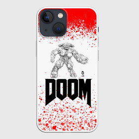 Чехол для iPhone 13 mini с принтом BOSS | FAN ART в Тюмени,  |  | Тематика изображения на принте: cyber demon | cyberdemon | demons | devil | doom | doom eternal | doom slayer | hell | ад | демон | демоны | дум | кибер демон | кибердемон