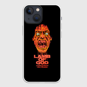 Чехол для iPhone 13 mini с принтом Scary zombie LOG в Тюмени,  |  | alternative | lamb of god | log | metall | music | rock | альтернатива | ламб оф гад | ламб оф год | металл | музыка | рок