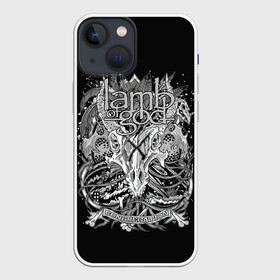 Чехол для iPhone 13 mini с принтом Конгрегация в Тюмени,  |  | alternative | lamb of god | log | metall | music | rock | альтернатива | ламб оф гад | ламб оф год | металл | музыка | рок