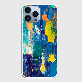 Чехол для iPhone 13 Pro Max с принтом Краской по ткани в Тюмени,  |  | Тематика изображения на принте: абстракция | брызги | живопись | краски | маски краски