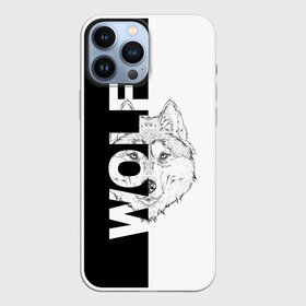 Чехол для iPhone 13 Pro Max с принтом WOLF (Волк) в Тюмени,  |  | gray wolf | predator | the beast | volkolak | wolf | wolfhound | волк | волкодав | волколак | волчара | вурдалак | зверь | зов волка | морской волк | оборотень | оскал | рисунок волка | санитар леса | серый волк | хищник