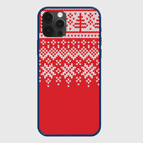 Чехол для iPhone 12 Pro Max с принтом Knitted Pattern в Тюмени, Силикон |  | background | christmas | holiday | knitted | knitted pattern | pattern | snow | trees | winter | вязаный | вязаный узор | елки | зима | праздник | рождество | снег | узор | фон