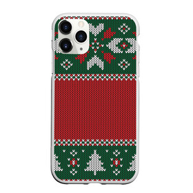 Чехол для iPhone 11 Pro матовый с принтом Knitted Christmas Pattern в Тюмени, Силикон |  | background | christmas | holiday | knitted | knitted pattern | pattern | trees | winter | вязаный | вязаный узор | елки | зима | праздник | рождество | узор | фон