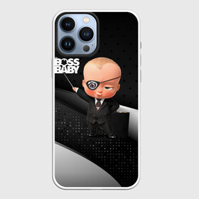 Чехол для iPhone 13 Pro Max с принтом Босс с пиратской повязкой в Тюмени,  |  | baby | boss | boss baby | босс | босс молокосос | маленький босс | малыш | мальчик | молокосос | ребенок