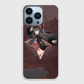 Чехол для iPhone 13 Pro с принтом Ху Тао в примогеме Genshin Impact в Тюмени,  |  | Тематика изображения на принте: genshin impact | hu tao | аниме | ваншэн | геншин импакт | геншин удар | копье | огонь | пиро | ху тао | хутава