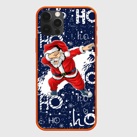 Чехол для iPhone 12 Pro с принтом Санта Клаус Даб в Тюмени, силикон | область печати: задняя сторона чехла, без боковых панелей | christmas | dab | dabbing | santa | дед мороз | елка | зима | новый год | подарок | рождество | санта | снег | снегурочка | снежинка