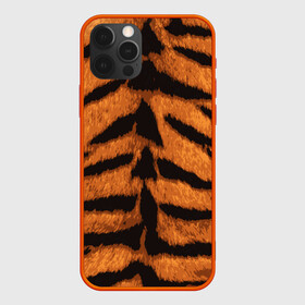 Чехол для iPhone 12 Pro с принтом ТИГРИНАЯ ШКУРА в Тюмени, силикон | область печати: задняя сторона чехла, без боковых панелей | 2022 | christmas | merry | new | tiger | year | год | животные | новый | рождество | текструа | тигр | тигра | тигриная | тигровая | шерсть