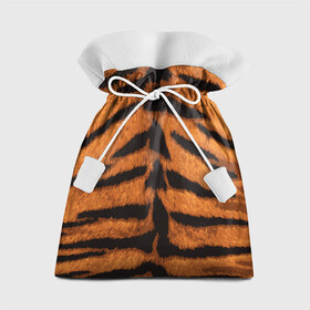 Подарочный 3D мешок с принтом ТИГРИНАЯ ШКУРА в Тюмени, 100% полиэстер | Размер: 29*39 см | Тематика изображения на принте: 2022 | christmas | merry | new | tiger | year | год | животные | новый | рождество | текструа | тигр | тигра | тигриная | тигровая | шерсть