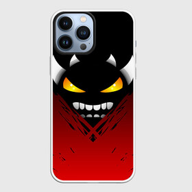 Чехол для iPhone 13 Pro Max с принтом GEOMETRY DASH ЯРОСТНЫЙ ДЕМОН   RAGE DEMON в Тюмени,  |  | Тематика изображения на принте: 2d | arcade | blood | demon | game | geometry dash | meltdown | rage | robtop | smile | аркада | брызги красок | геометрический тире | демон | кровь | раннер | смайлы | эмоции | ярость