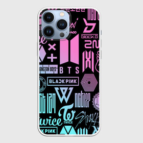 Чехол для iPhone 13 Pro Max с принтом K POP LOGOBOMBING   КОРЕЙСКИЕ ГРУППЫ в Тюмени,  |  | ateez | blackpink | bts | exo | got7 | itzy | izone | mamamoo | monsta x | monstax | seventeen | superm | tomorrow x together | trei | twice | txt | winner | бтс | виннер | мамаму | монста х | монстах | суперм | твайс | треи | эйтиз | эхо