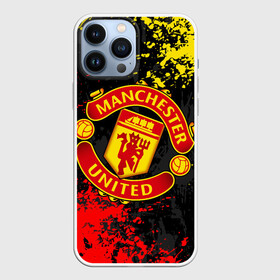 Чехол для iPhone 13 Pro Max с принтом MANCHESTER UNITED, БРЫЗГИ КРАСОК в Тюмени,  |  | Тематика изображения на принте: fc | fcmu | football | football club | manchester united | red devils | sport | брызги красок | красные дьяволы | манчестер юнайтед | спорт | фк | фкмю | футбол | футбольный клуб