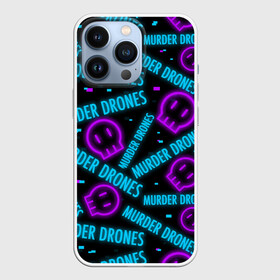 Чехол для iPhone 13 Pro с принтом MURDER DRONES   ДРОНЫ УБИЙЦЫ   УЗОР   NEON   НЕОН в Тюмени,  |  | art | murder drones | neon | pattern | арты | мультик | мультфильм | неон | роботы | узор