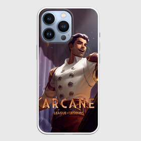 Чехол для iPhone 13 Pro с принтом Arcane   Jayce в Тюмени,  |  | animated | arcane | games | league | legends | netflix | of | riot | аркейн | заун | мультсериал | пилтовер | сериал | фантастика | фэнтези