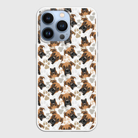 Чехол для iPhone 13 Pro с принтом Немецкий Бульдог (Боксёр) в Тюмени,  |  | animal | boxer | bulldog | dog | fighting dog | pit bull | бойцовская собака | боксёр | бульдог | год собаки | друг человека | животное | кинолог | немецкий боксёр | пёс | питбуль | порода собак | собака боксёр | собаковод