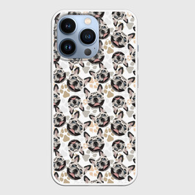 Чехол для iPhone 13 Pro с принтом Собака Французский Бульдог (French Bulldog) в Тюмени,  |  | Тематика изображения на принте: animal | bulldog | dog | french bulldog | french bulldog p | pit bull | бойцовская собака | бульдог | год собаки | друг человека | животное | зверь | кинолог | пёс | питбуль | собака французский бульдог | собаковод