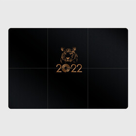 Магнитный плакат 3Х2 с принтом 2022 Tiger Bronze Theme в Тюмени, Полимерный материал с магнитным слоем | 6 деталей размером 9*9 см | 2022 | год тигра | нг | новый год | подарки на новый год | праздник | рождество | тигр