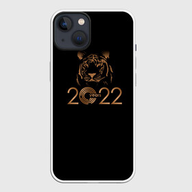 Чехол для iPhone 13 с принтом 2022 Tiger Bronze Theme в Тюмени,  |  | 2022 | год тигра | нг | новый год | подарки на новый год | праздник | рождество | тигр
