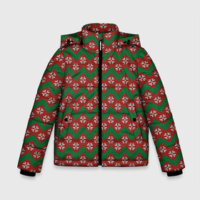Зимняя куртка для мальчиков 3D с принтом Knitted Snowflake Pattern в Тюмени, ткань верха — 100% полиэстер; подклад — 100% полиэстер, утеплитель — 100% полиэстер | длина ниже бедра, удлиненная спинка, воротник стойка и отстегивающийся капюшон. Есть боковые карманы с листочкой на кнопках, утяжки по низу изделия и внутренний карман на молнии. 

Предусмотрены светоотражающий принт на спинке, радужный светоотражающий элемент на пуллере молнии и на резинке для утяжки | Тематика изображения на принте: background | christmas | geometry | knitted pattern | new year | pattern | snowflakes | texture | вязаный узор | геометрия | новый год | паттерн | рождество | снежинки | текстура | узор | фон