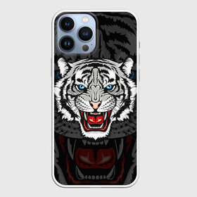 Чехол для iPhone 13 Pro Max с принтом ЧЁРНЫЙ ТИГР | BLACK TIGER УЗОР в Тюмени,  |  | 2022 | beast | merry christmas | new year | red bow | santa hat | snow | tiger | winter | winter is coming | year of the tiger | год тигра | дед мороз | животные | звери | зверь | зима | зима 2022 | зима близко | новог | новогодни