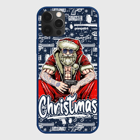 Чехол для iPhone 12 Pro Max с принтом Гангстер Санта Клаус   Santa Claus Gangster в Тюмени, Силикон |  | christmas | бита | гангстер | дед мороз | кастет | новый год | нож | оружие | пистолет | рождество | санта | снежинка