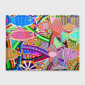 Обложка для студенческого билета с принтом Разноцветные яркие рыбки на абстрактном цветном фоне в Тюмени, натуральная кожа | Размер: 11*8 см; Печать на всей внешней стороне | абстрактный паттерн | абстрактный фон | абстракция | аквариум | буйство красок в океане | египетские рыбки | знак зодиака рыбы | красное море | мировой океан | паттерн из рыб | разноцветные рыбы