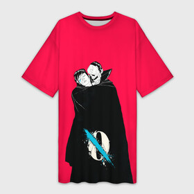 Платье-футболка 3D с принтом Like clocwork в Тюмени,  |  | alternative | metall | music | queen of the stone age | rock | альтернатива | квин оф зэ стоун эйдж | металл | музыка | рок