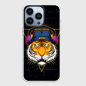 Чехол для iPhone 13 Pro с принтом Тигр в наушниках SWAG в Тюмени,  |  | furry | swag | tiger | в наушниках | восточный тигр | год тигра | кошка | тигр | тигренок | хищник
