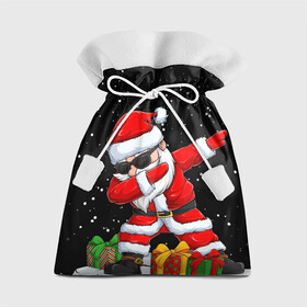 Подарочный 3D мешок с принтом SANTA, DAB в Тюмени, 100% полиэстер | Размер: 29*39 см | 2021 | 2022 | bad | christmas | dab | happy | merry | merry christmas | new year | santa | snow | sweater | ugly christmas | winter | деб | дэб | зима | новогодний | новогодняя | новый год | рождественский | рождественский свитер | рождеств