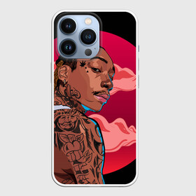 Чехол для iPhone 13 Pro с принтом Стильный Виз в Тюмени,  |  | hip hop | rap | rep | wiz halifa | wiz khalifa | виз халифа | исполнители | исполнитель | музыка | реп