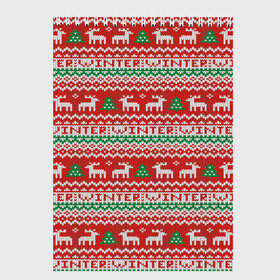 Скетчбук с принтом Deer Christmas Pattern в Тюмени, 100% бумага
 | 48 листов, плотность листов — 100 г/м2, плотность картонной обложки — 250 г/м2. Листы скреплены сверху удобной пружинной спиралью | background | christmas | christmas pattern | deer | herringbone | holiday | knitted pattern | new year | pattern | texture | tree | вязаный узор | елка | елочка | новогодний узор | новый год | олени | паттерн | праздник | рождество | текстура | узор | фон