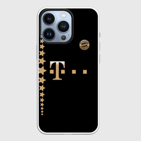 Чехол для iPhone 13 Pro с принтом Bayern Lewandowski Black Theme в Тюмени,  |  | Тематика изображения на принте: bavaria | bayern | lewandowski | бавария | германия | левандовски | лига чемпионов | мюнхен | польша | футбол