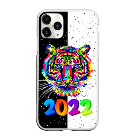 Чехол для iPhone 11 Pro матовый с принтом НОВЫЙ ГОД 2022   НОВОГОДНИЙ ТИГР   ПОП АРТ   POP ART в Тюмени, Силикон |  | 2021 | 2022 | happy new year | merry christmas | new year | snow | tiger | winter | year of the tiger | год тигра | зверь | зима | новогоднее настроение | новогодние праздники | новый год | рождество | символ года | синий тигр | снег | хищн