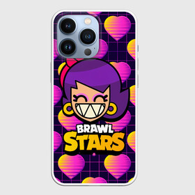 Чехол для iPhone 13 Pro с принтом Brawl Stars Лола и сердечки в Тюмени,  |  | Тематика изображения на принте: brawl | brawl stars | brawlstars | lola | бравл | бравлстарс | лола | лоли | разрушитель