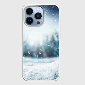 Чехол для iPhone 13 Pro с принтом МОРОЗНАЯ СВЕЖЕСТЬ | МЕТЕЛЬ в Тюмени,  |  | 2022 | christmas | cold | merry | new | snow | winter | year | буря | год | елка | елки | ель | зима | лес | метель | мороз | новый | рождество | снег | снежинка | снежинки | снежная | холод